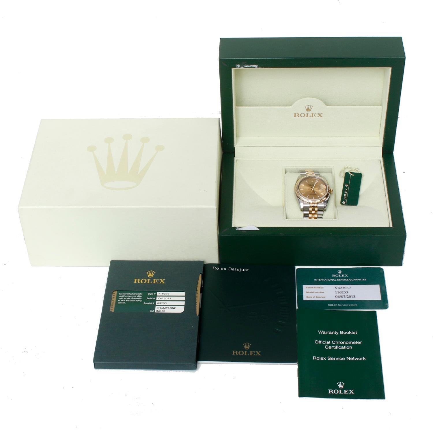 Rolex Datejust Men's 2-Tone Watch 116233 4