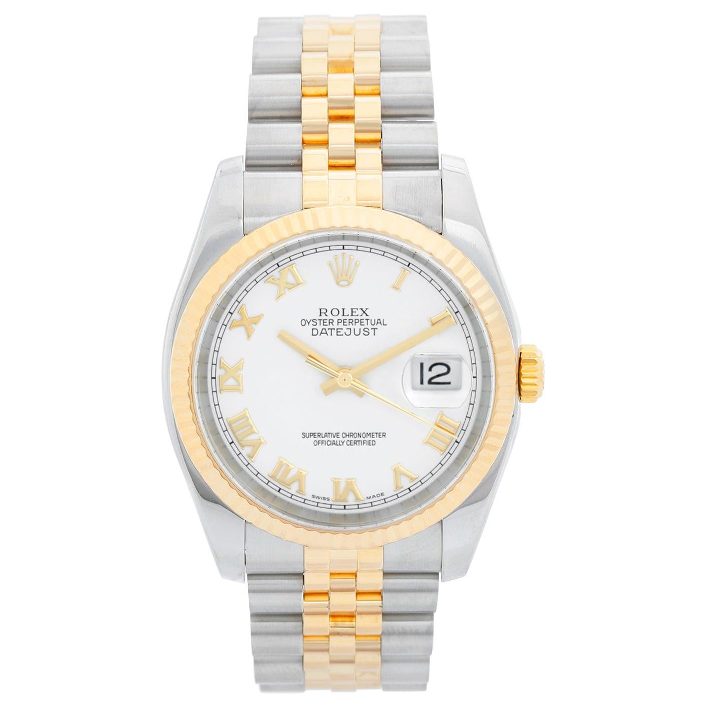 Rolex Datejust Men's 2-Tone Watch 116233