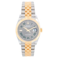 Rolex Datejust Men's 2-Tone Watch 126233 Wimbledon Dial