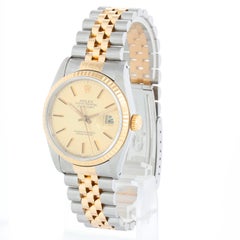 Rolex Datejust Herrenuhr 2-farbige 16233