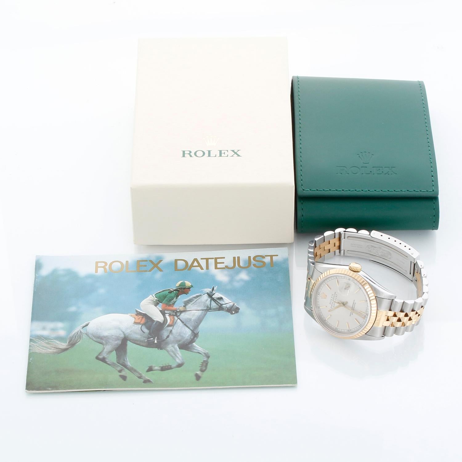 Reloj Rolex Datejust para hombre de 2 tonos 16233 en venta 2