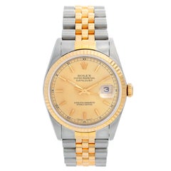 Rolex Datejust Men
s 2-Tone Watch 16233 Rolex Datejust Men
s 2-Tone Watch 16233