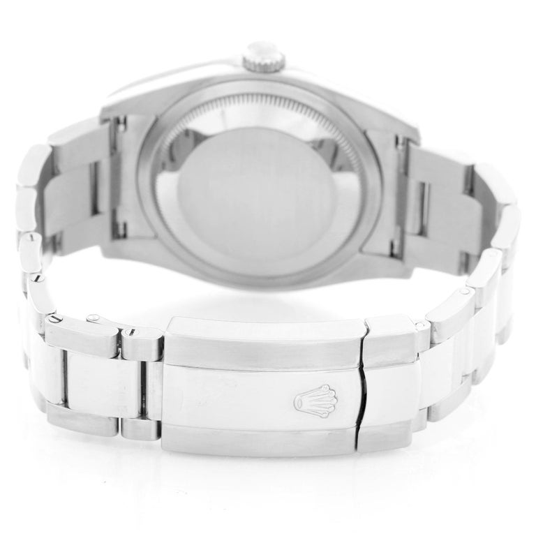 Rolex Datejust Men's Stainless Steel Automatic Winding Watch 116200 at 1stDibs | how to wind