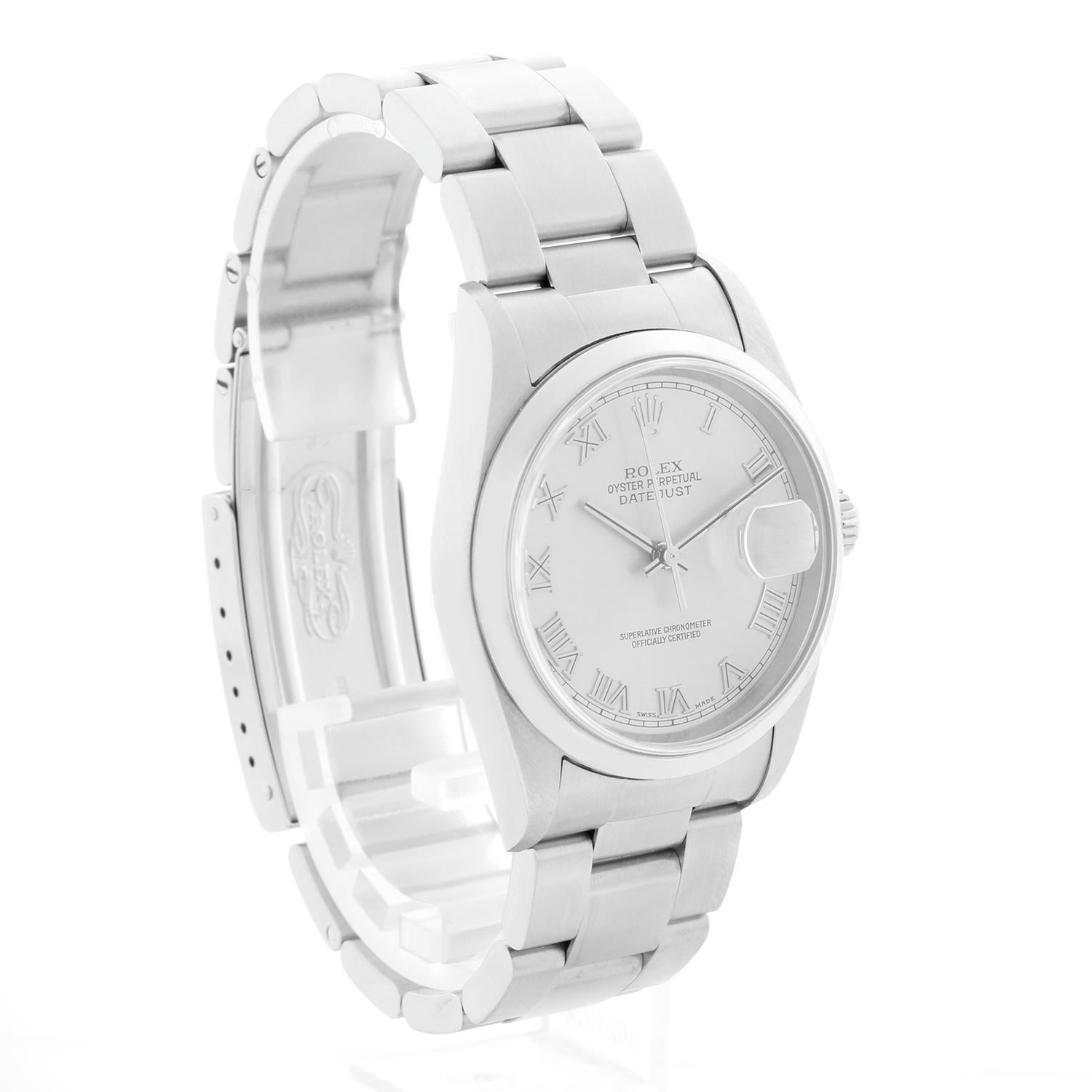 Rolex Datejust Uomo Orologio a carica automatica in acciaio inossidabile 16200 In condizioni ottime in vendita a Dallas, TX