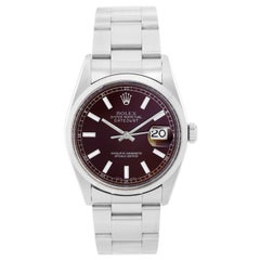 Rolex Datejust Men's Stainless Steel Automatic Winding Watch 16200