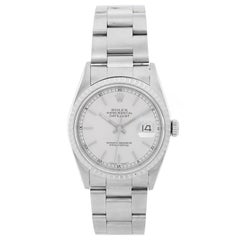 Rolex Stainless Steel Datejust Automatic Wristwatch Ref 16220