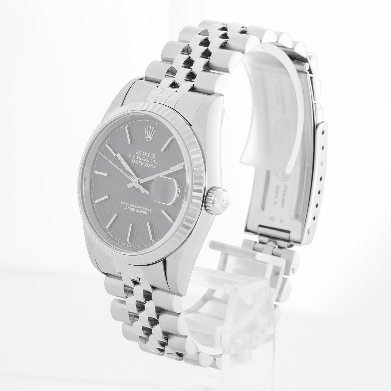 Reloj Rolex Datejust de acero inoxidable para hombre 16234 en Excelente estado para la venta en Dallas, TX