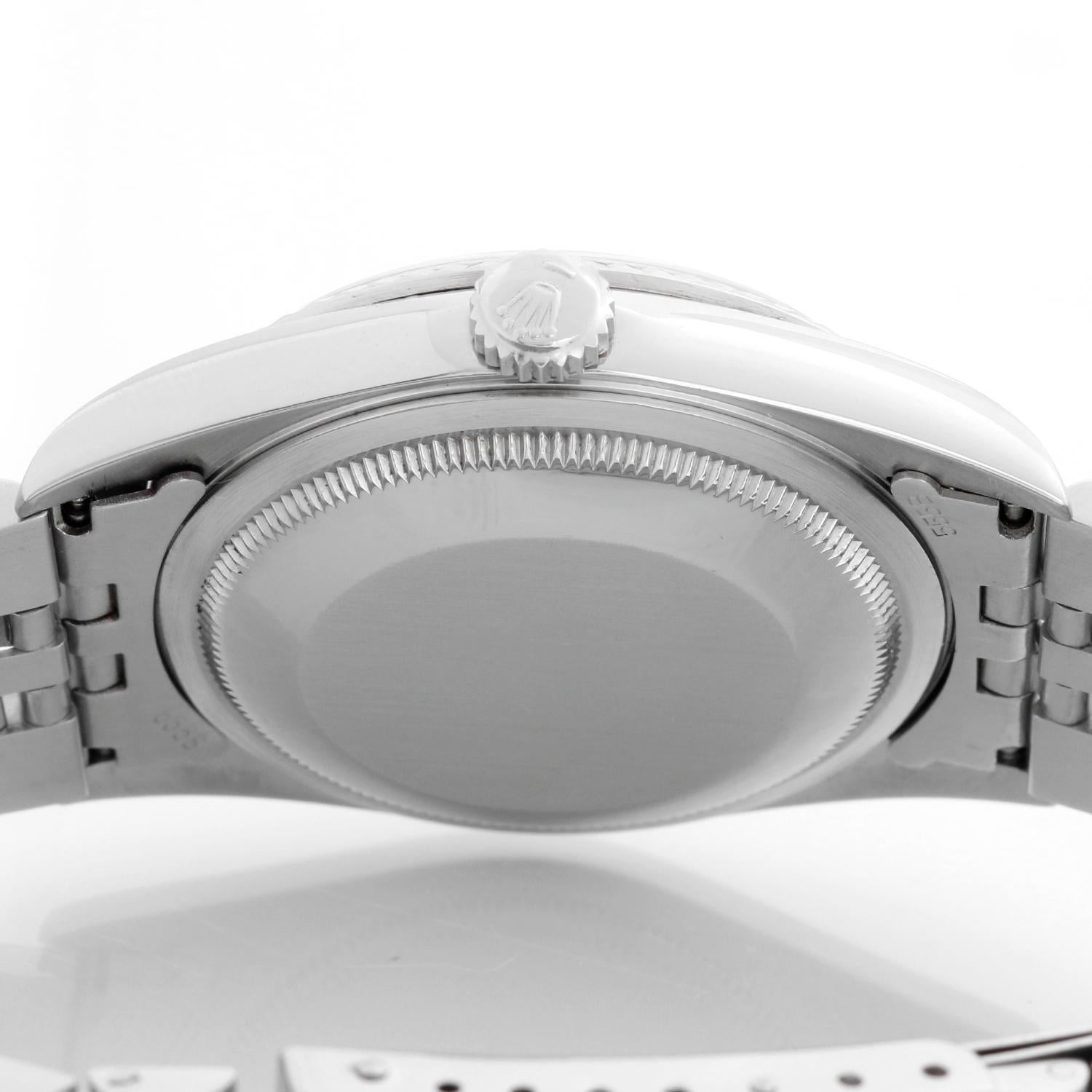 Reloj Rolex Datejust de acero inoxidable para hombre 16234 en venta 1
