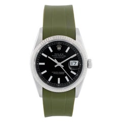 Vintage Rolex Datejust Men's Stainless Steel Watch 16234