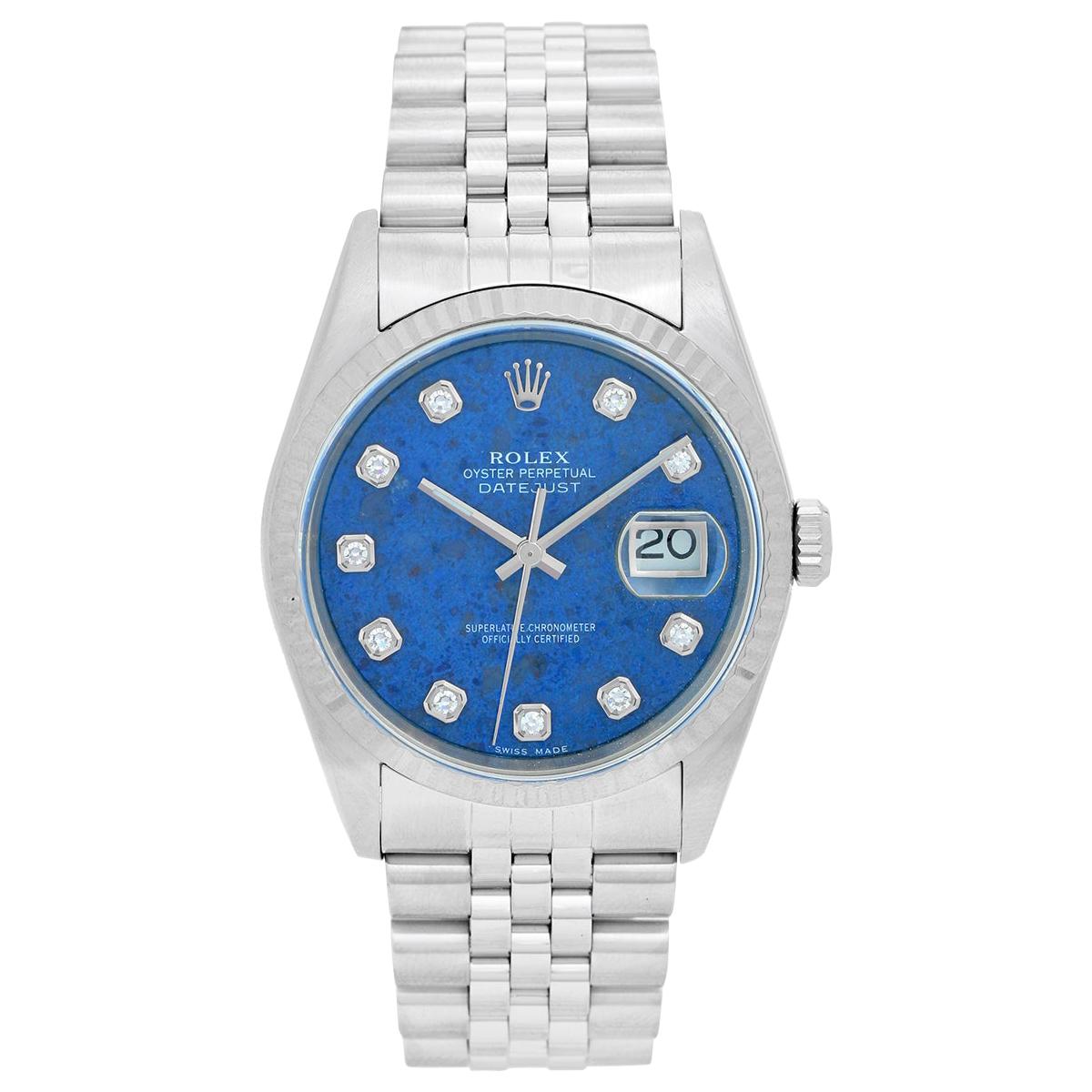 Rolex Datejust Men
s Stainless Steel Watch 16234