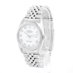 Rolex Datejust Men's Stainless Steel Watch White Dial 16234