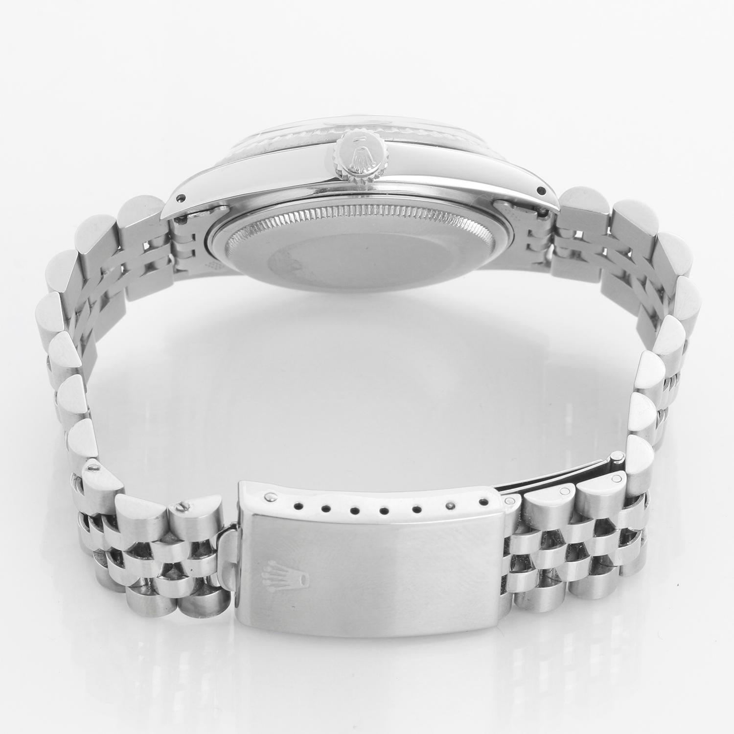 Rolex Datejust pour hommes avec cadran en acier et argent 16030 Pour hommes en vente