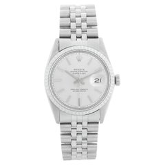 Rolex Datejust Men's Steel Silver Dial Watch 16030
