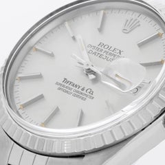 Rolex Datejust Men's Steel Tiffany & Co. Watch 16030