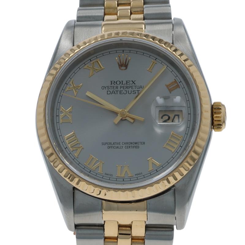 Uomo Rolex Datejust Orologio da uomo - Acciaio inossidabile Oro giallo 18k Automatico 16233 in vendita