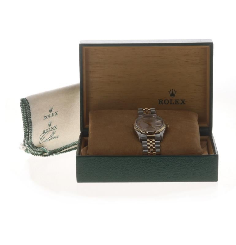 Rolex Datejust Orologio da uomo - Acciaio inossidabile Oro giallo 18k Automatico 16233 in vendita 5