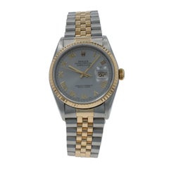 Rolex Datejust Men's Watch - Stainless Steel Yellow Gold 18k Automatic 16233