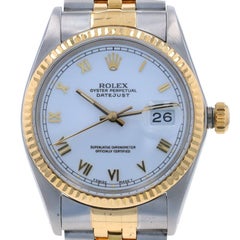 Rolex Datejust Montre-bracelet pour homme 16013 Stainless YellowGold 18k Automatic 1YrWnty