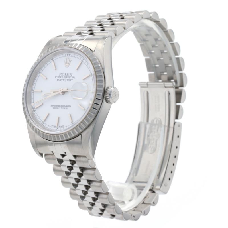 Women's or Men's Rolex Datejust Men's Wristwatch 16220 Stainless Steel Automatic 1 Year Warranty
