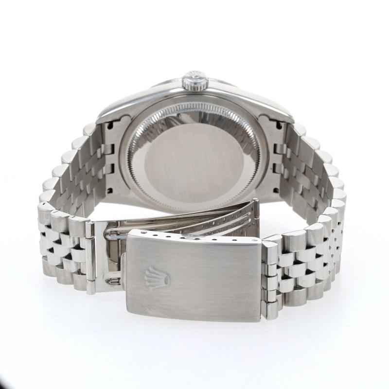 Rolex Datejust Men's Wristwatch 16220 Stainless Steel Automatic 1 Year Warranty 2