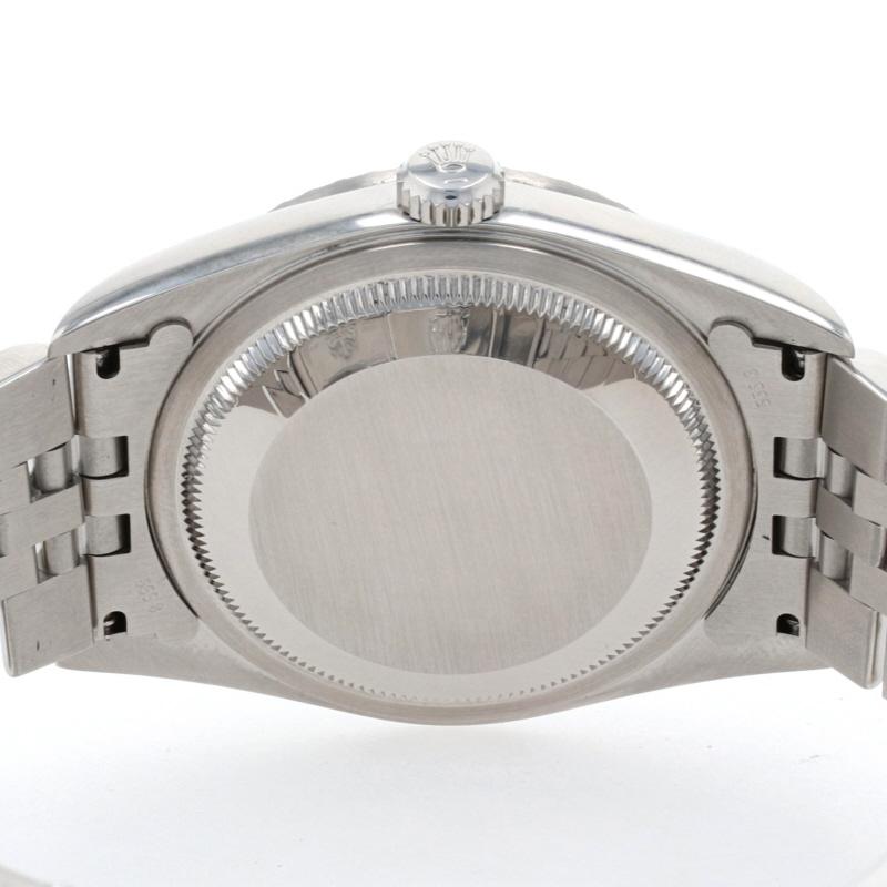Rolex Datejust Men's Wristwatch 16220 Stainless Steel Automatic 1 Year Warranty 3