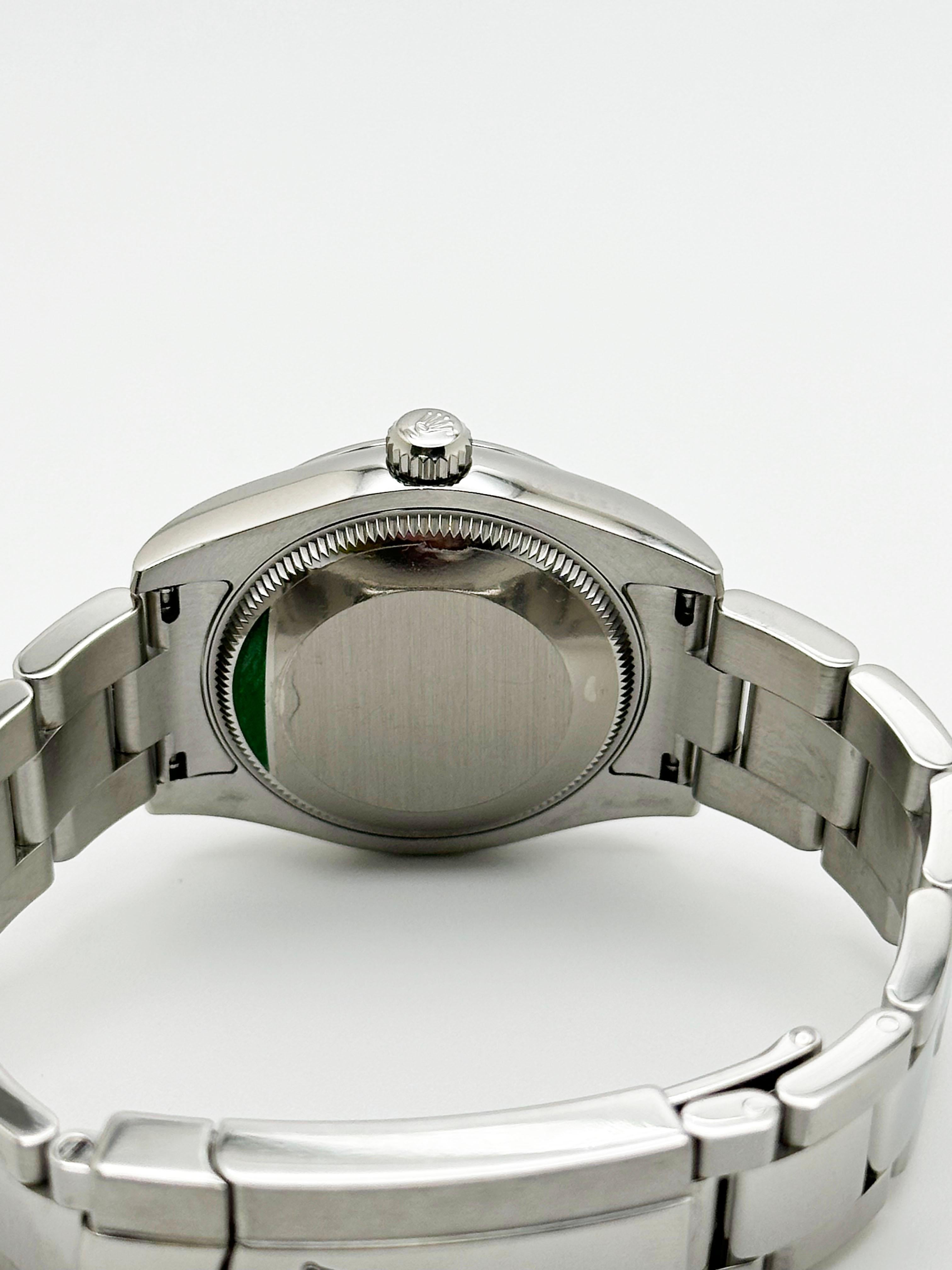 Rolex Datejust Midsize 178240 31mm Blue Roman Dial Stainless Steel Box Papers im Angebot 5