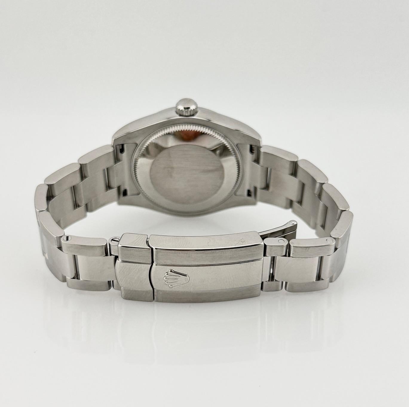 Rolex Datejust Midsize 178274 31mm Silver Dial Stainless Steel Box Papers For Sale 2