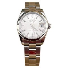 Rolex Datejust Midsize 178274 31mm Silver Dial Stainless Steel Box Papers