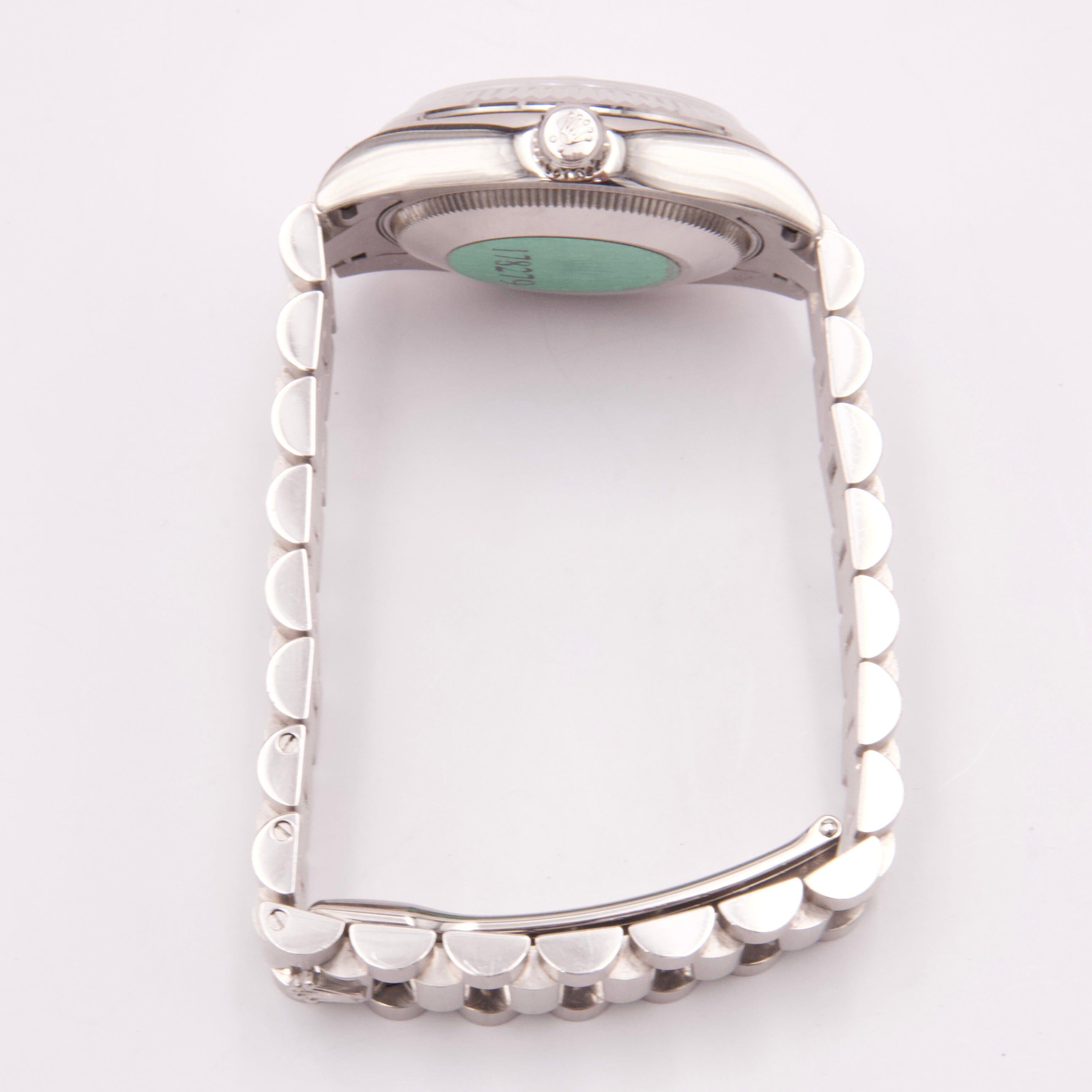 Rolex Datejust Midsize 178279 Anniversary Dial Damenuhr Box Papiere im Angebot 2