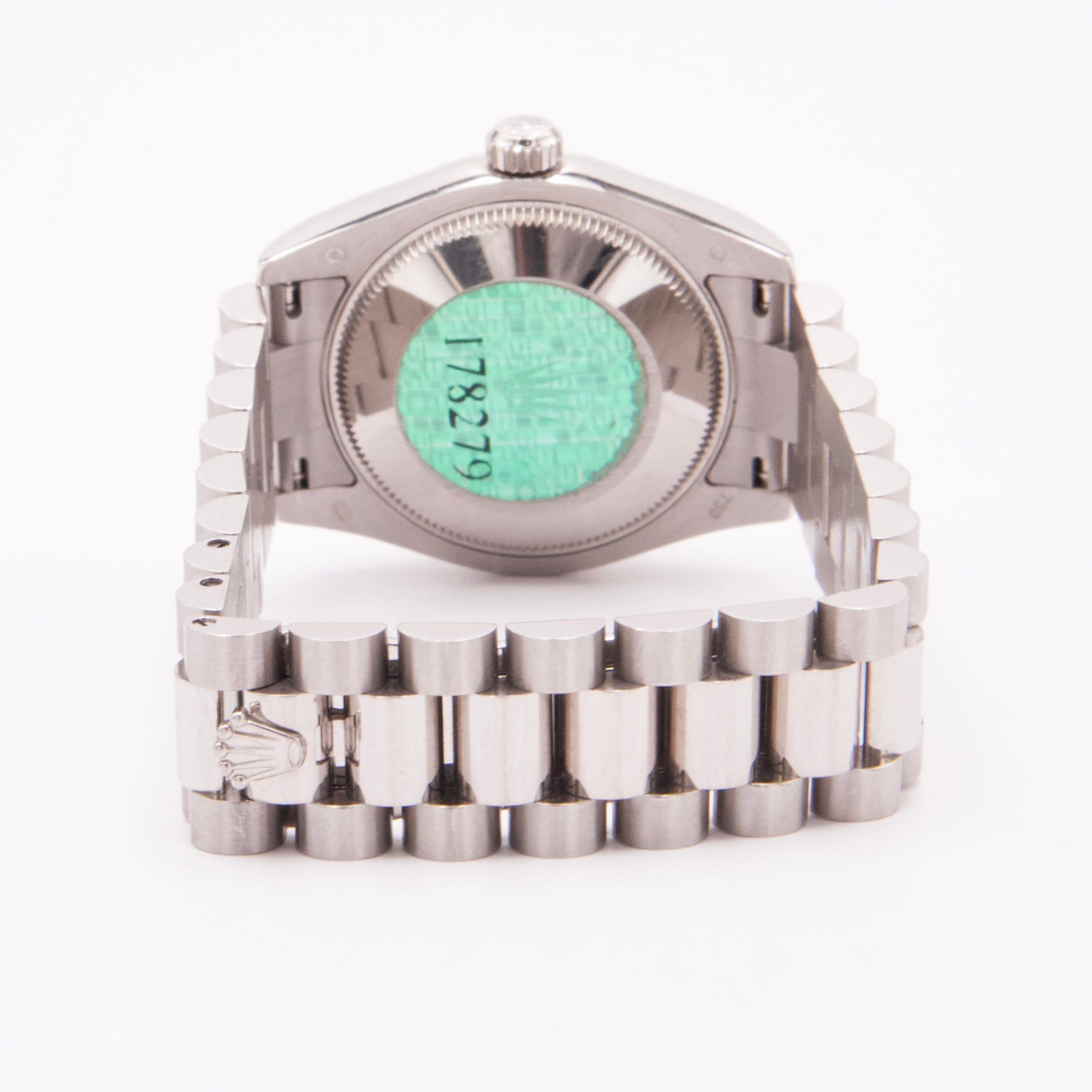 Rolex Datejust Midsize 178279 Anniversary Dial Damenuhr Box Papiere im Angebot 3