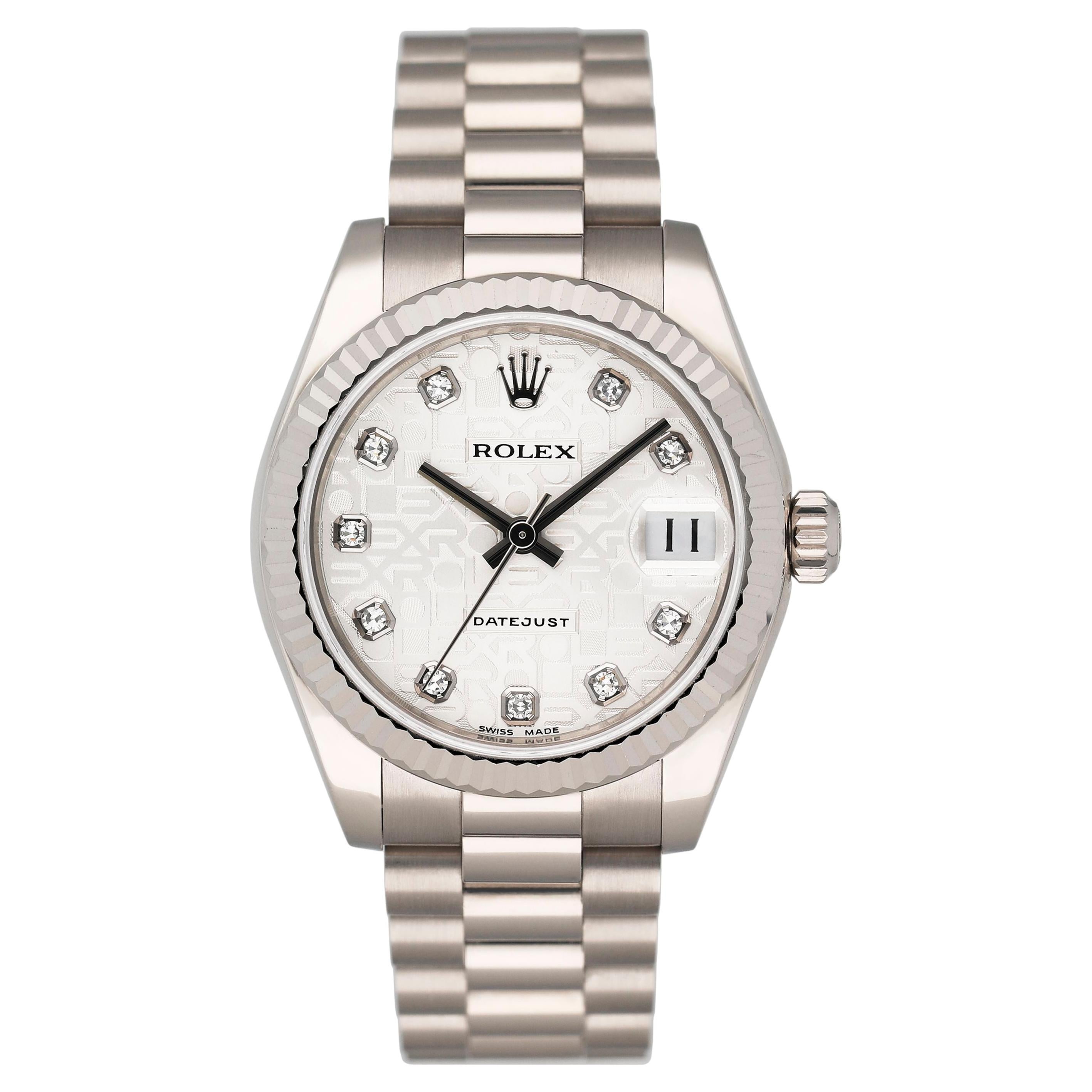 Rolex Datejust Midsize 178279 Anniversary Dial Damenuhr Box Papiere