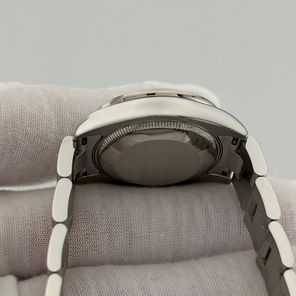 da uomo o donna Rolex Datejust Midsize 178384 31mm Quadrante nero con diamanti Lunetta con diamanti Scatola d'acciaio in vendita