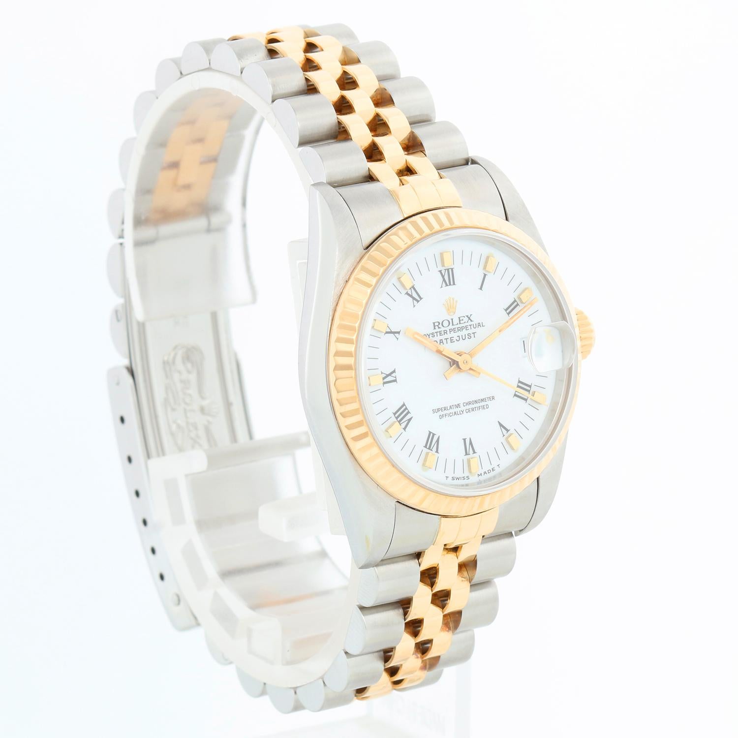 Rolex Datejust Midsize 2-Tone Watch 68273 In Excellent Condition In Dallas, TX
