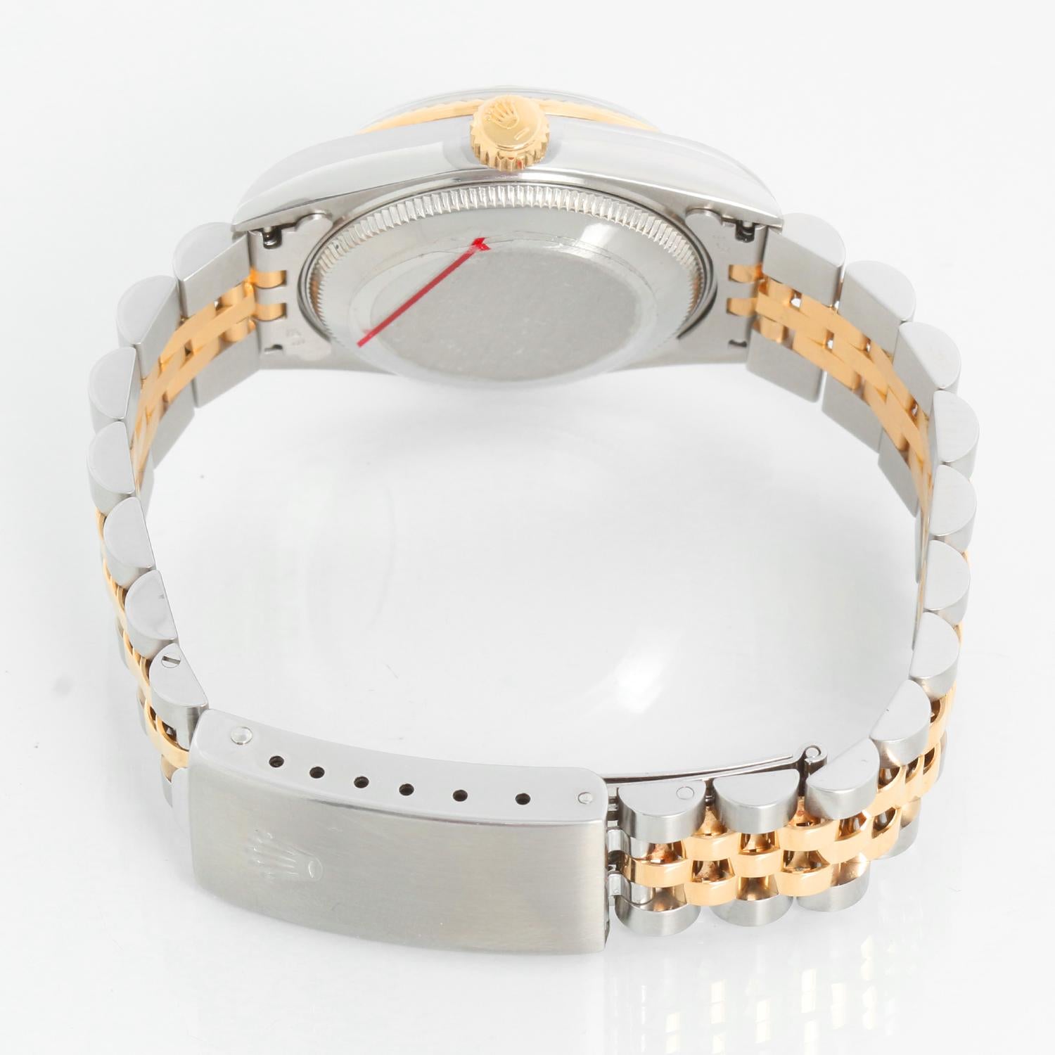 Women's or Men's Rolex Datejust Midsize 2-Tone Watch 68273