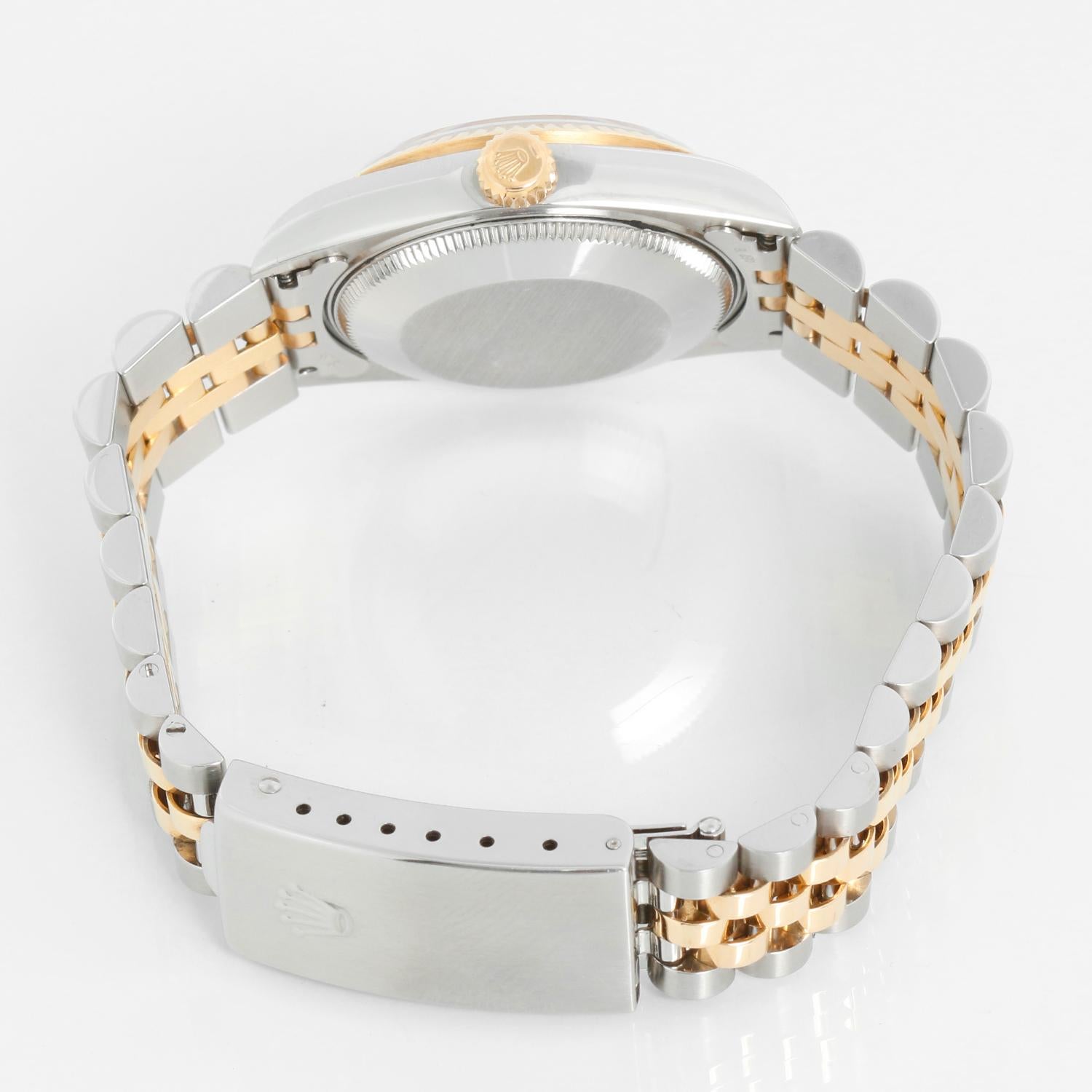 Women's or Men's Rolex Datejust Midsize 2-Tone Watch 68273 For Sale
