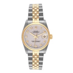 Rolex Datejust Midsize 31 Arabic Dial Stahl Gelbgold Damenuhr 68273