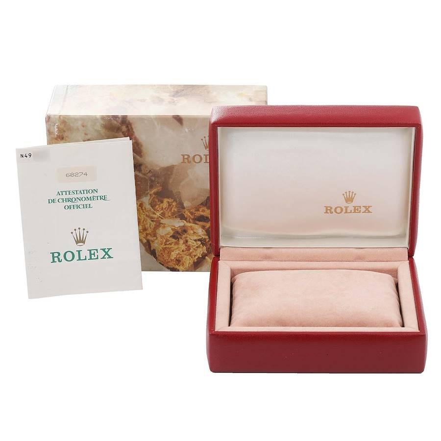 Rolex Datejust Midsize 31 Silver Dial Ladies Watch 68274 Box Papers 8