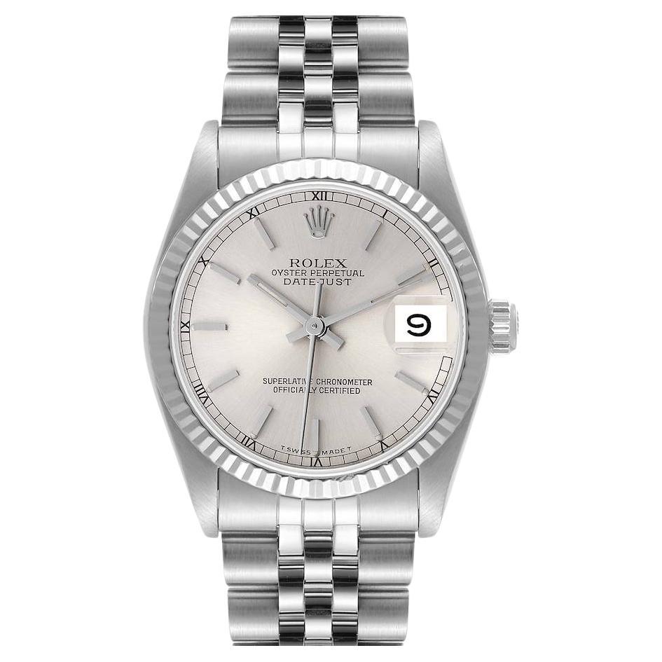Rolex Datejust Silver Dial Steel Ladies Watch 68274
