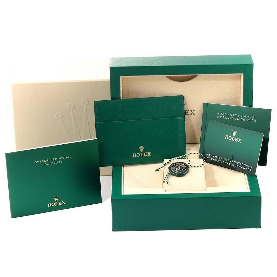 Rolex Datejust Midsize 31 Steel White Gold Blue Dial Watch 278274 Unworn For Sale 3