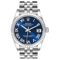 Rolex Datejust Steel White Gold Blue Dial Watch 278274 Unworn