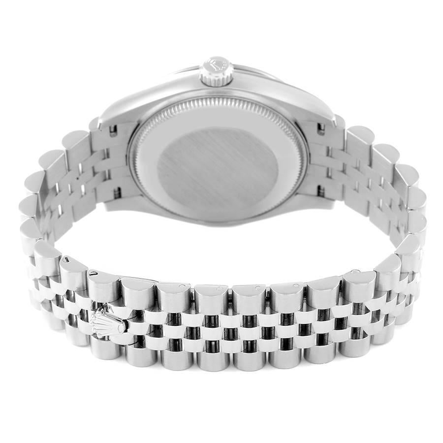 Rolex Datejust Midsize 31 Steel White Gold Diamond Dial Ladies Watch 278274 5