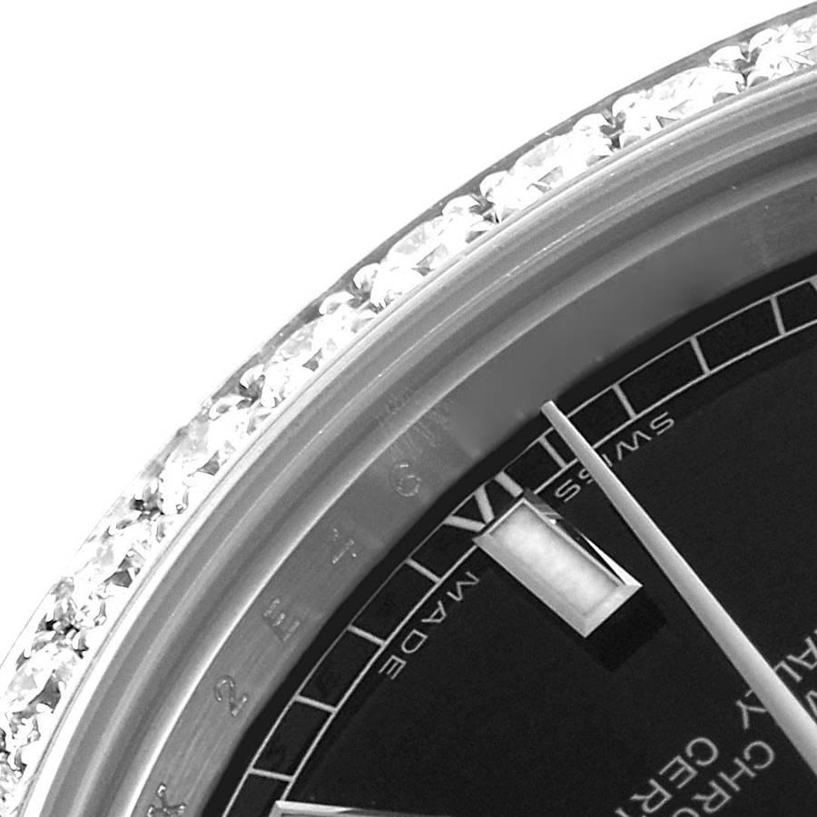 Rolex Datejust Midsize 31 Steel White Gold Diamond Watch 178384 Box Card 2