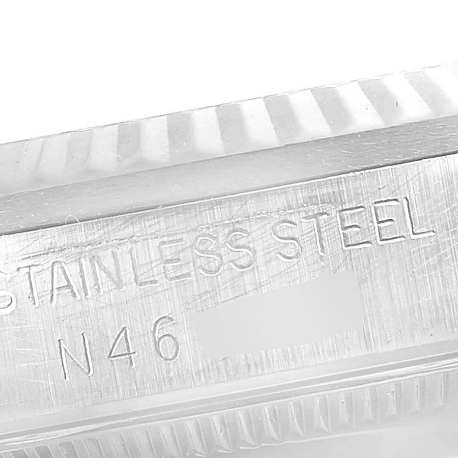 Rolex Datejust Midsize 31 Steel White Gold Vignette Diamond Watch 68274 For Sale 2