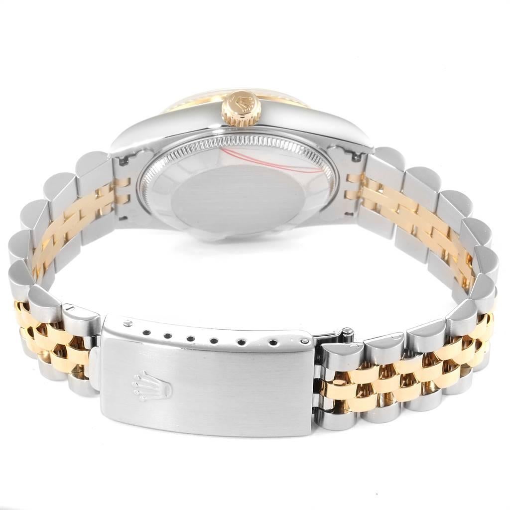 Rolex Datejust Midsize 31 Steel Yellow Gold Diamond Ladies Watch 68273 7
