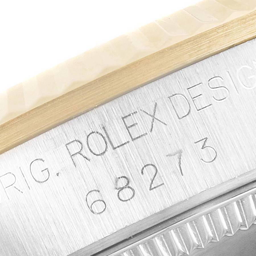 Rolex Datejust Midsize 31 Steel Yellow Gold Diamond Ladies Watch 68273 For Sale 2