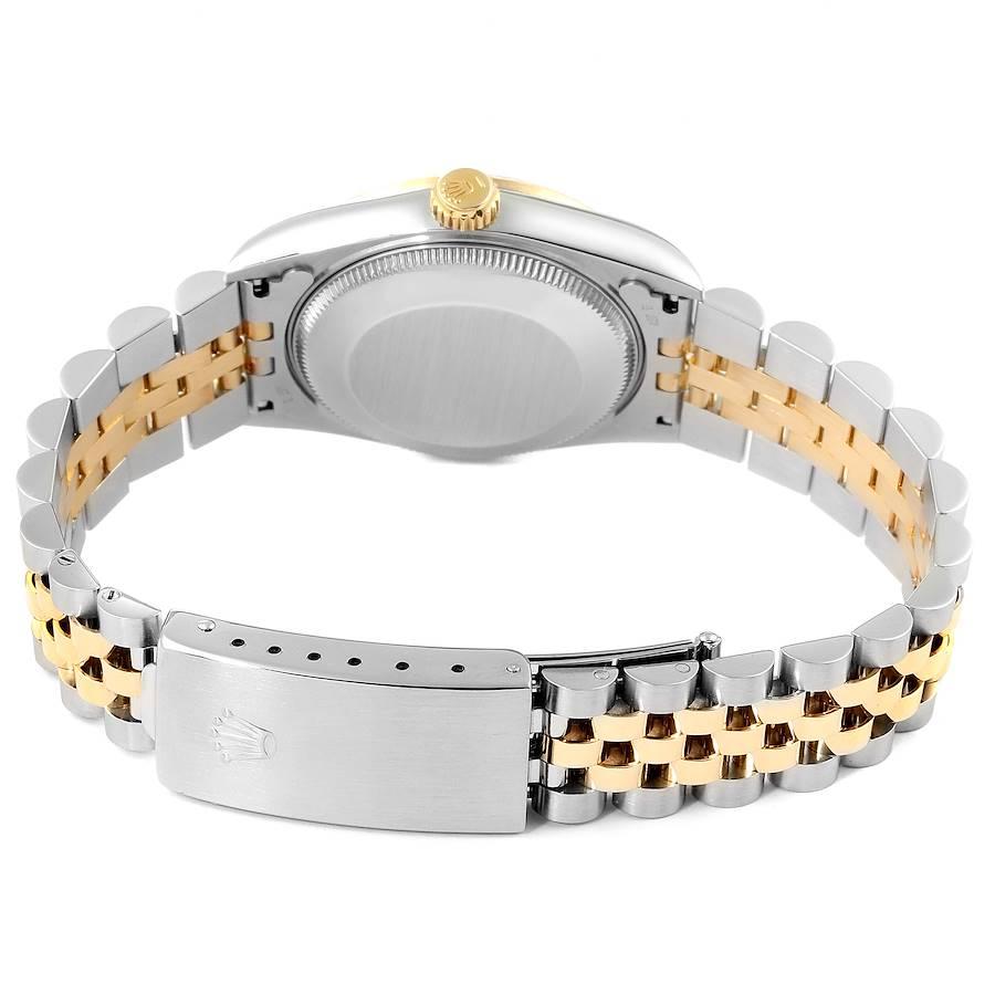 Rolex Datejust Midsize 31 Steel Yellow Gold Diamond Ladies Watch 68273 5