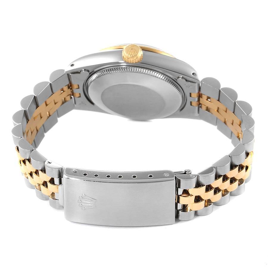 Rolex Datejust Midsize 31 Steel Yellow Gold Diamond Ladies Watch 68273 For Sale 2