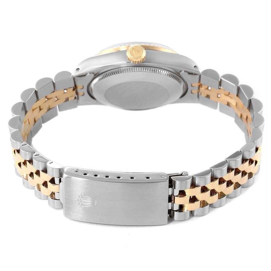 Rolex Datejust Midsize 31 Steel Yellow Gold Diamond Ladies Watch 68273 2