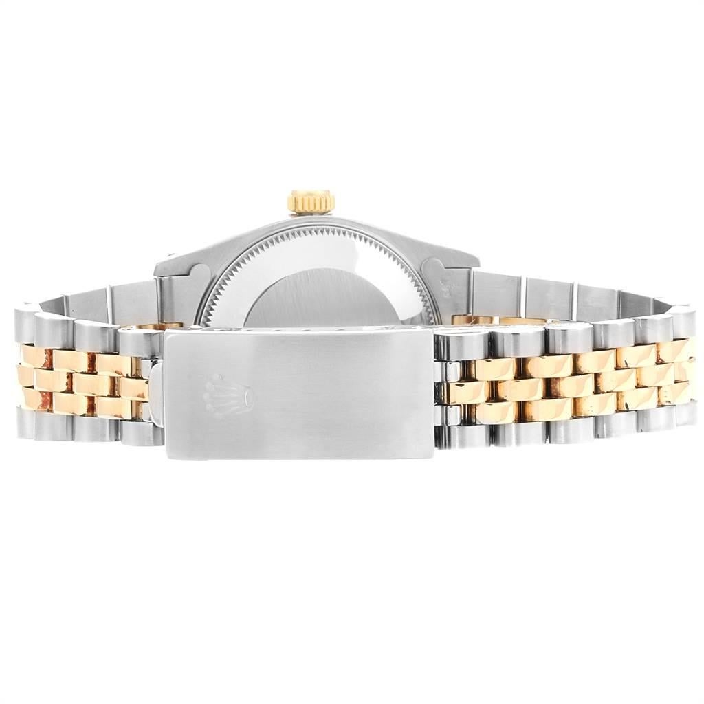 Rolex Datejust Midsize 31 Steel Yellow Gold Diamond Watch 68273 Box Paper 3