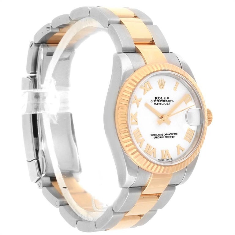 Rolex Datejust Midsize 31 Steel Yellow Gold Ladies Watch 178273 Box ...